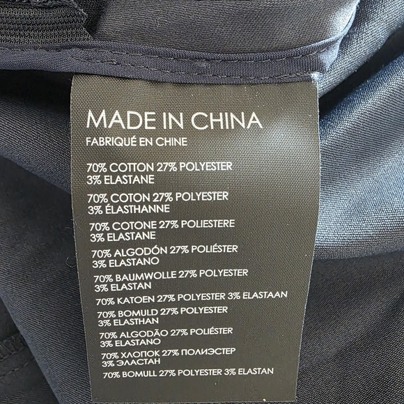 *CLUB MONACO* NWT Wide neck flare tank top in blueberry navy blue - Picture 7 of 8